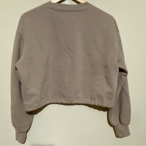 SuperSoft Cropped Urban Outfitters Sweater Natural Beige Size S - Picture 2 of 4